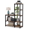 Gulches Ladder Bookshelf, 5-Tier Etagere Bookcase Display Rack for Home Office - 2 of 3
