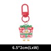 Unique Bargains Christmas Keychain Lobster Clasp Alloy Resin Multicolor 1 Pc - 2 of 3