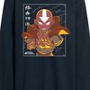 Men's - Avatar: The Last Airbender - Avatar State Aang Long Sleeve Graphic T-Shirt - 2 of 4