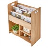 VECELO Wooden Bookcase Magazine/Book Display Storage Cabinet Bookshelf and Toy Storage - 2 of 4