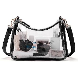 Generic Clear Bag for Stadium Approved, Clear Crossbody Purse for Women Transparent Concert Handbag - 1 of 4