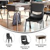 Flash Furniture HERCULES Student Desk with Open Front Metal Book Box, Desktop, and Frame and Heavy-Duty Flex Comfort Classroom Stack Chair - 3 of 4