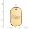 Black Bow Jewelry 14k Yellow Gold Plated Sterling Silver Nebraska Cornhuskers NCAA Pendant - 2 of 3