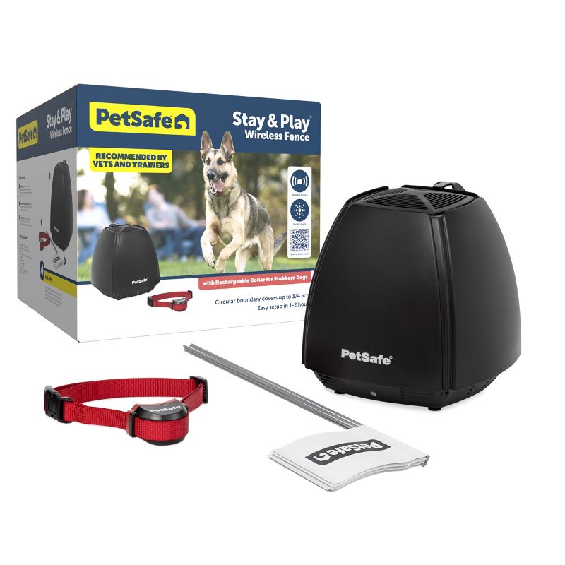 PetSafe Stay and Play Wireless Adjustable Fence for Stubborn Dogs - Black, 1 of 12