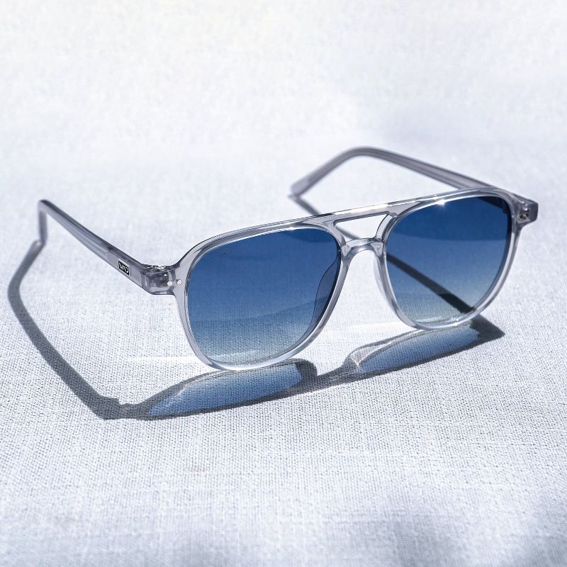 WMP Eyewear Double Bridge Aviator Polarized Sunglasses, 4 of 5