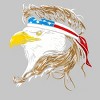 Men's Design By Humans July 4th Eagle Mullet American Flag By corndesign T-Shirt - 2 of 2
