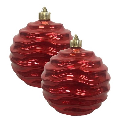 Christmas By Krebs - Plastic Shatterproof Ornament Decoration - Shiny ...