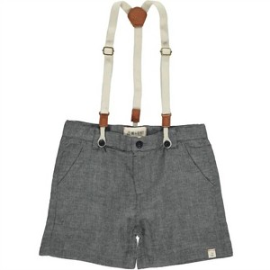 Boy's Captain Shorts With Removable Suspenders - ME & HENRY - 1 of 2