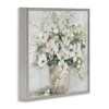 Stupell Industries Farmhouse Poppies Floral Blossom Bouquet Country Bucket Black Framed Giclee Art - 3 of 4