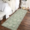 Area Rug Machine Washable Low Pile Rug with Rubber Backing Floor Carpet Low Pile Vintage Foldable Rugs for Bedroom Living Room Home Office Playroom - 4 of 4