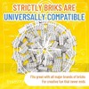 Strictly Briks Classic Bricks Starter Kit, White, 96 Pieces, 2x4 Studs, Building Creative Play Set for Ages 3 and Up - 4 of 4