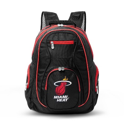 NBA Miami Heat Colored Trim Laptop Backpack