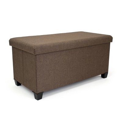 Sedona Storage Ottoman Taupe - Humble Crew