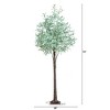 Nearly Natural 6-ft Lighted Artificial Olive Tree with 420 Warm White LED Lights - 2 of 4