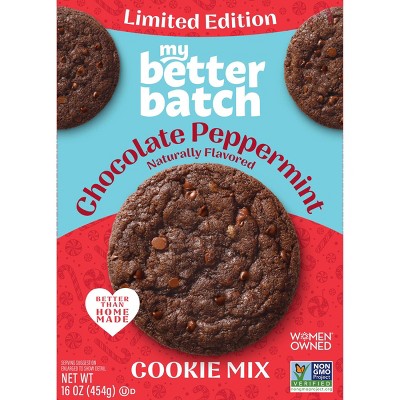 My Better Batch Chocolate Peppermint Holiday Cookie Mix - 16oz