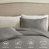 Inhand Microfiber Quilt Bedding Set, Soft Lightweight Coverlet For All Season - 4 of 4