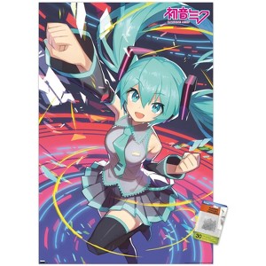 Trends International Hatsune Miku - Fist Unframed Wall Poster Prints - 1 of 4