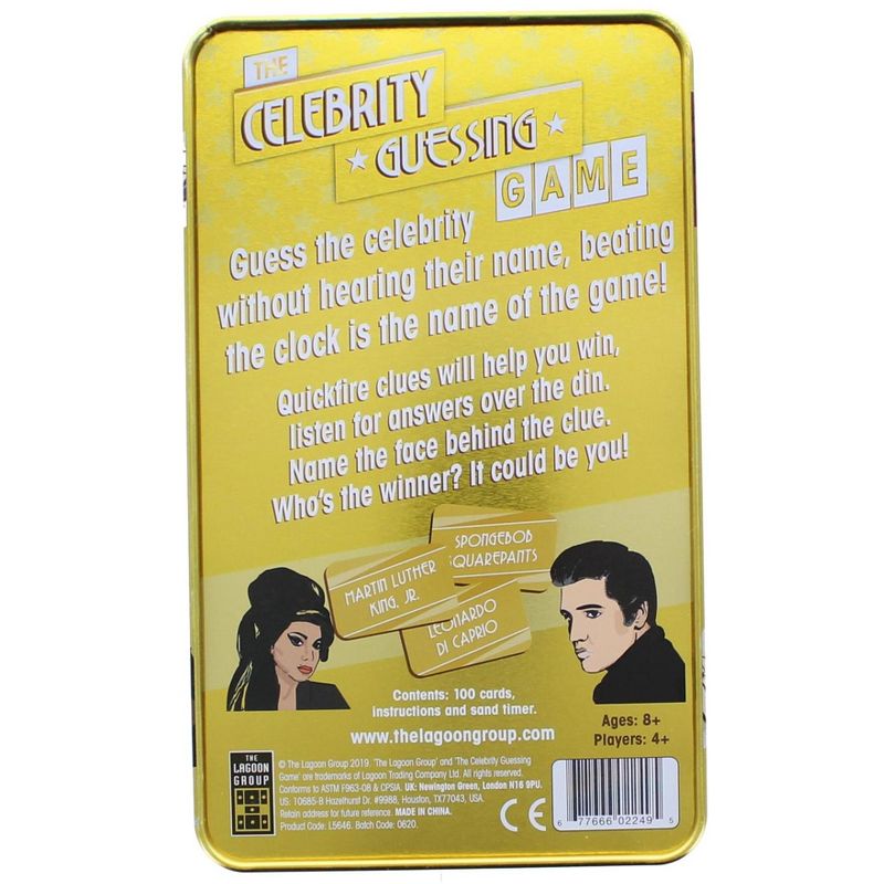 University Games The Celebrity Guessing Card Game | For 4+ Players, 2 of 4