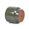 Gulches 3 Pieces 13" Ceramic Flower Pots with Drainage Hole Antique Light Green Modern Planters for Indoor Outdoor - 4 of 4