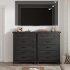 5 Drawer Dresser, 41.3" Tall Vertical Dresser with Storage Freestanding, Wooden Closet Storage Chest - 2 of 4