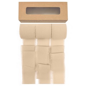 Wrapables 1.5 In x 21 Yd Fringe Chiffon Ribbons (3pcs) - 1 of 4