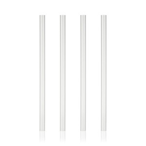 HOST Set of 4 Reusable Plastic Straws for Wine Freeze Cooling Cups, Vacuum Insulated Tumblers, Travel Mugs, Stemless Wine Tumblers, Clear - 1 of 4