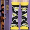 Friends Men's Turkey With Glasses All Over Print Design Crew Socks 1 Pair - 4 of 4