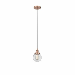 Beacon - 1 Light Mini Pendant In Industrial Style-9.5 Inches Tall and 6 Inches Wide - 1 of 1