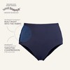 Lands' End Women's Sculpting Suit Chlorine Resistant Targeted Control Retro High Waisted Bikini Swim Bottoms - 4 of 4