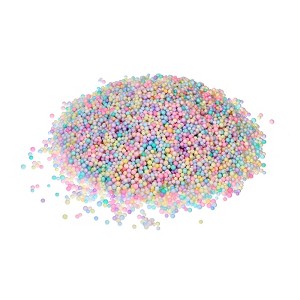 Unique Bargains Party Decorations Arts DIY Crafts Decorative Filler Foam Beads Balls 1 Pack - 1 of 4