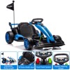 Jojoka 24V Drift Go Kart for Kids, Electric Ride on Car with Adjustable Seat & Two Motors, 7.5MPH Drifting Racing Toy - 3 of 4