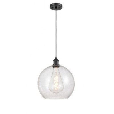 Athens - 1 Light Mini Pendant In Industrial Style-16.38 Inches Tall and 11.75 Inches Wide