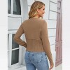 Womens Long Sleeve Cardigans Cable Knit Sweaters Cardigan Front Button Down Soft Kint Shrug Tops Spring Cardigan 2026 - 2 of 4