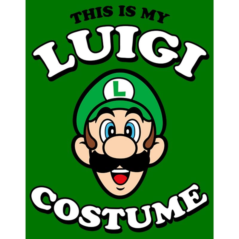 Men's Nintendo This is my Luigi Costume T-Shirt, 2 of 6