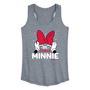 Women's - Disney - Be More Minnie Graphic Racerback Tank - 1 of 4