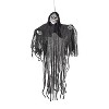 Morris Costumes 3.9 ft Animated & Light-Up Hanging Skeletal Reaper in Black Robes - Black - 2 of 4