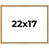 PosterPalooza | Classic Modern Gold Picture Frame - UV Acrylic, Backing Board, Hanging Hardware Included - 2 of 4