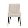 Eda Modern Velvet Upholstered Dining Chair Cream - Manhattan Comfort - 2 of 4
