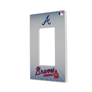 MLB National League Teams Linen Hidden-Screw Light Switch Plate for Single Rocker - 1 of 4