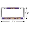 Wisconsin-Stevens Point Pointers Full Size Standard License Plate Metal Frame - 4 of 4