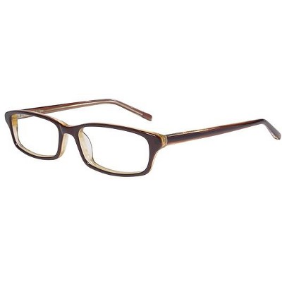 Vivid Designer Reading Eye Glasses 886 in Shiny Crystal Clear/Transparent 53 mm