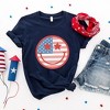 Simply Sage Market Women's Flag Smiley Face Short Sleeve Graphic Tee - 3 of 4