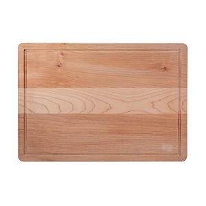 Farberware Maple Wood Cutting Board With Juice Groove and Handles, 14x20-Inch, Natural - 1 of 4