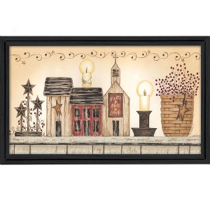 Faith Hope and Love By Linda Spivey, Printed Wall Art, Ready To Hang Framed Poster, Black Frame - 1 of 1