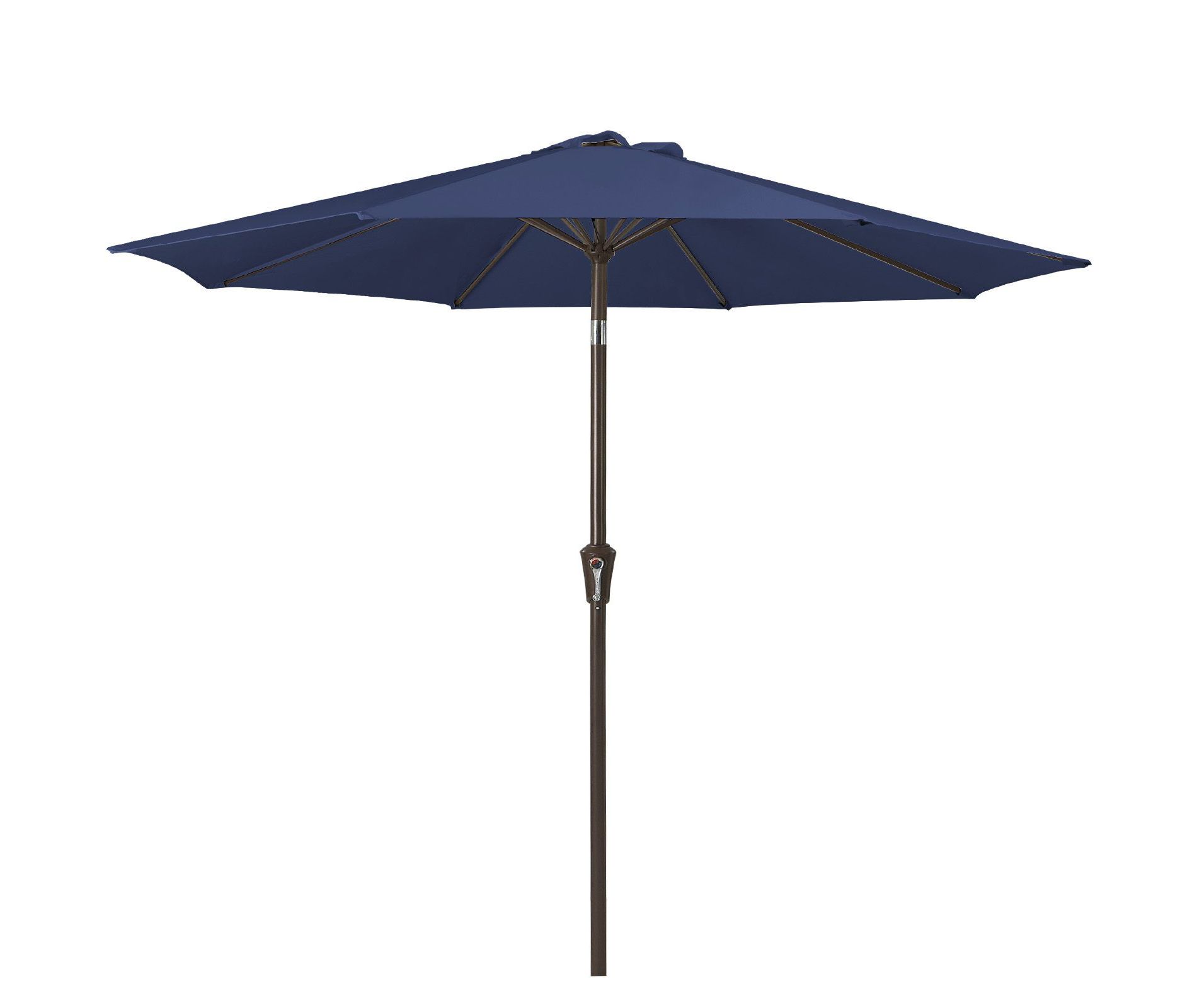 Hyleory 9 ft Market Umbrella with Tilt Patio Umbrella with Iron Pole, Sturdy and Adjustable