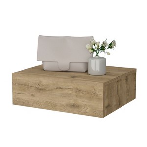 NicBex 15.7 inch Wide Floating Nightstand with 1 Drawer,Modern Wall-Mounted Side Table with Wood Frame,Bedside Table for Bedroom,Living Room - 1 of 4