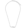 SHINE by Sterling Forever Delicate CZ Constellation Pendant Necklace Silver Taurus - 2 of 4
