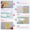 Unique Bargains Iron On Durable Clothing Star Rhinestone Patches 4 Pcs - 4 of 4