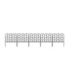 Famapy (5/10)Pack Decorative Metal Garden Fence Panels Rustproof Outdoor Landscape Edging for Yard Patio & Flower Bed - 2 of 4
