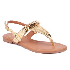 New York & Company Women's Angelica Flat Sandal - 1 of 4